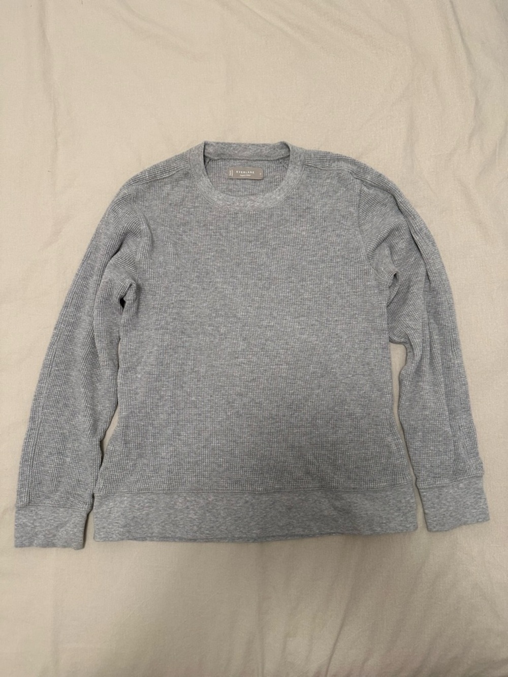 Everlane Men’s Waffle Knit Crewneck Sweater
